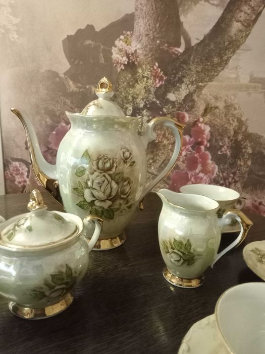 Кофейный ретро сервиз