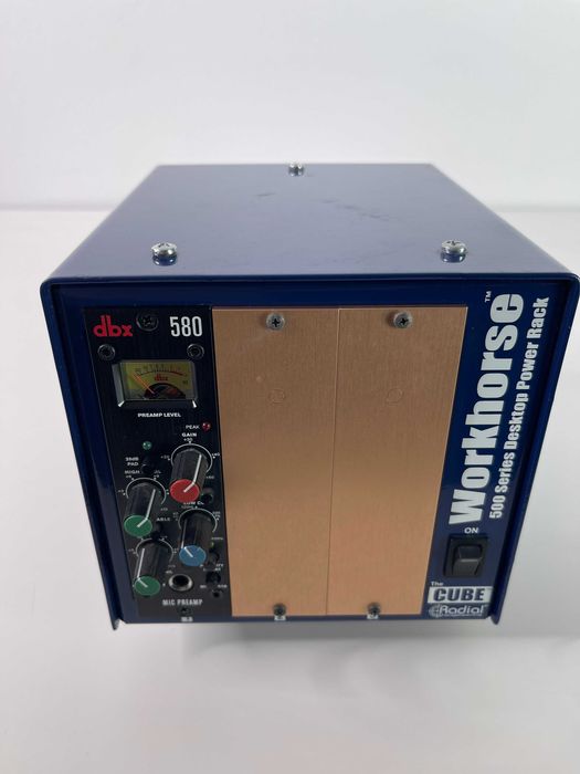 Rack Seria 500 Radial Workhorse "The Cube" + Preamp dbx 580 (2013)