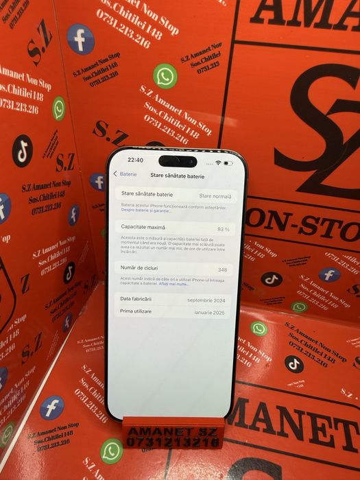 iPhone 16 Pro Max Amanet SZ Non Stop