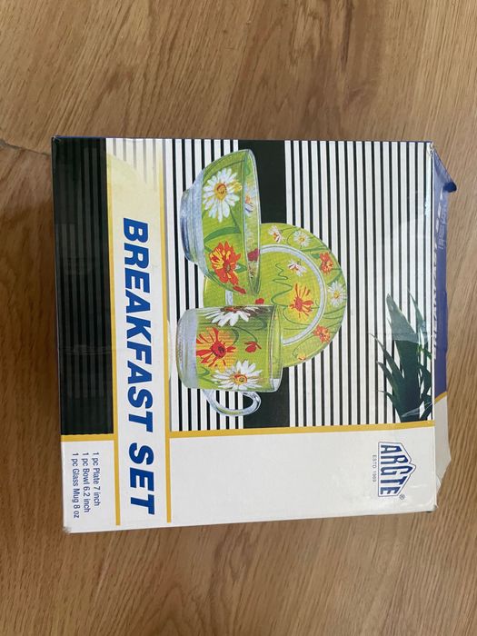 Посуда, комплект кружка, тарелка, касушка, Idishlar to'plami