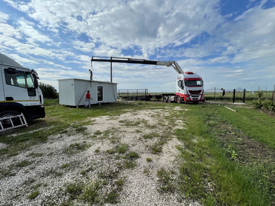 Servicii macara, transport 12 m ,containere si marfa generala