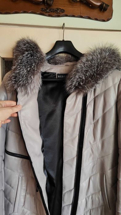 Зимно кожено яке .