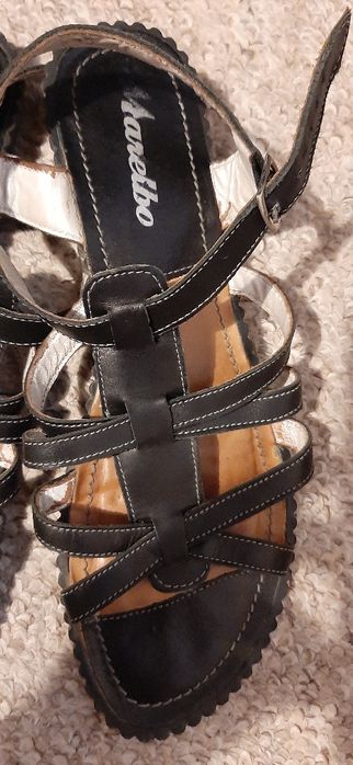 Sandale nr 38 piele Marelbo stil roman/ joase