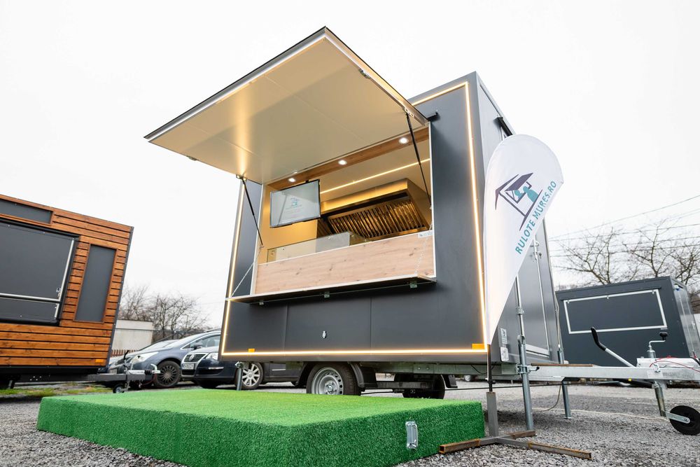 Rulota comerciala FAST FOOD, BURGER, FOOD TRUCK - PE STOC !!