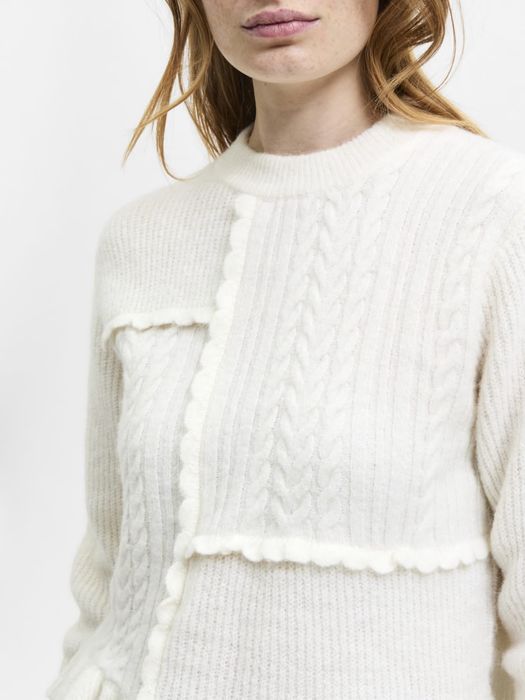 Selected Femme пуловер с пеплум