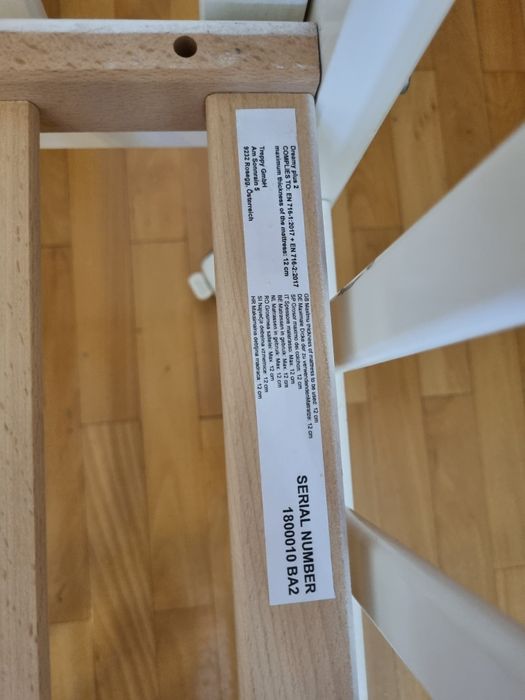 Treppy Pat co-sleep 120x60 cu laterala culisanta si roti Dreamy Plus 2