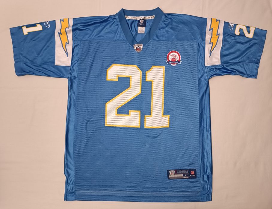 Reebok NFL San Diego Chargers #21 Tomlinson 2009 Jersey оригинална тениска L Рийбок фланелка джърси