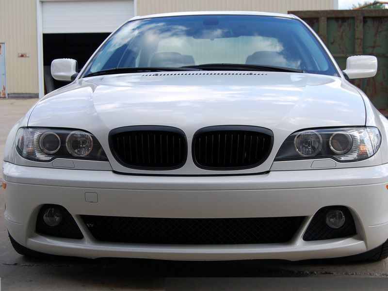 Grile negre BMW Seria 3 E46 coupe si cabrio 03-05 (facelift)