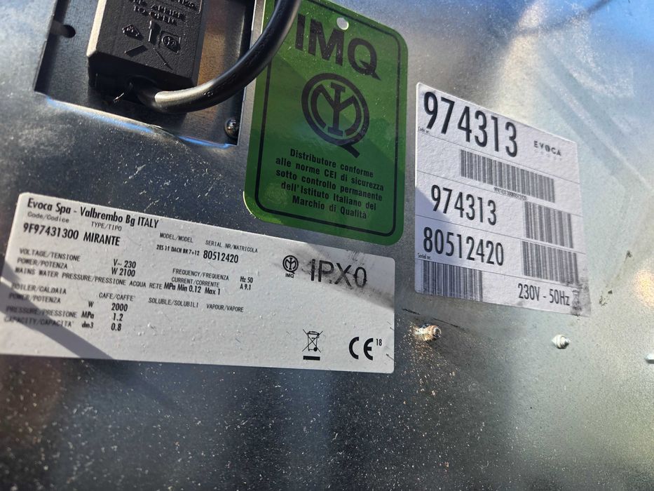 Automate cafea Necta Mirante, 2 grinders, 1 normal cup, 1 big cup