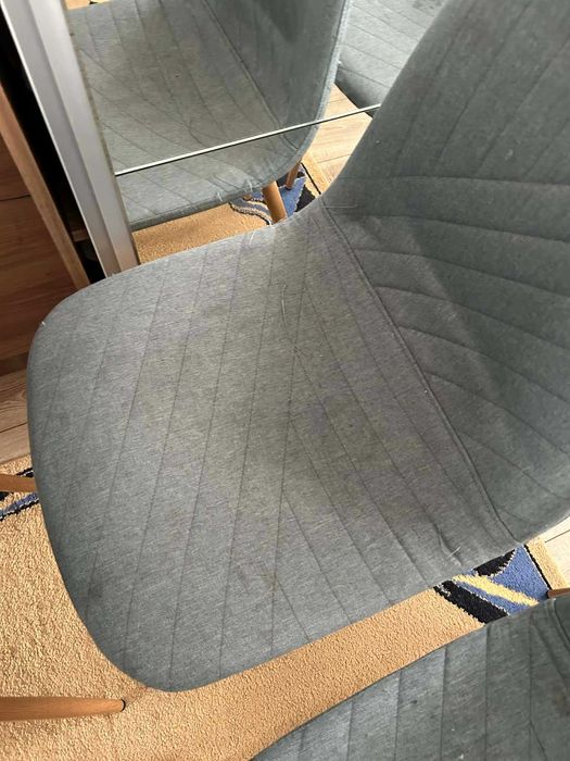 8 броя Син Цвят -здрави столове