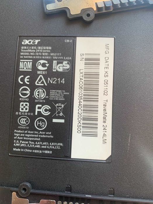 Лаптоп Acer MS2177