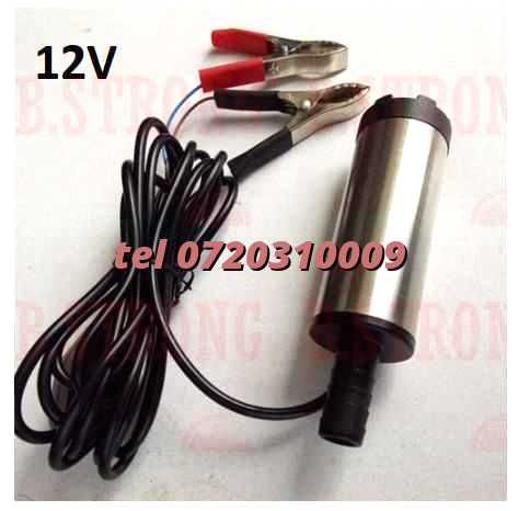 Pompa Apa Rulota 12v Submersibile Sau Uscate