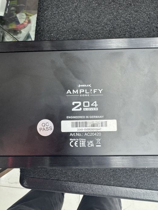 Helix 204 X-over amplifer