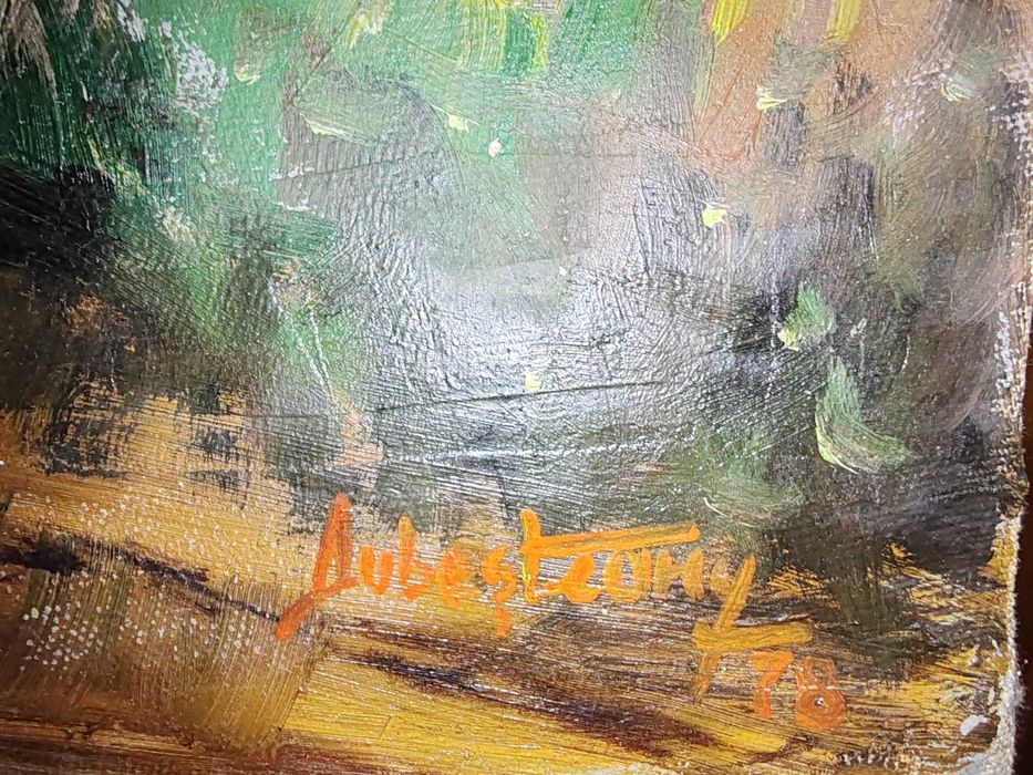 Tablouri vechi in ulei semnate inramate