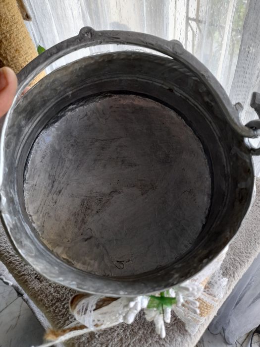 Медни котли,сахани, тенджера с капак и алуминиева тава с дупки