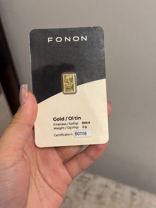 fonon /2 g tiila 999 slitok