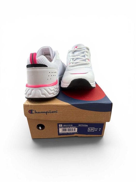 Champion Bold 2 – НОВИ с кутия, бяло/розово маратонки, 36–38