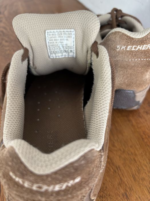Дамски маратонки Skechers 37.5 естествен велур
