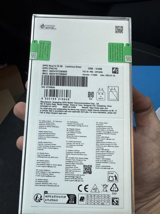 Oppo reno 14FS 512gb nou
