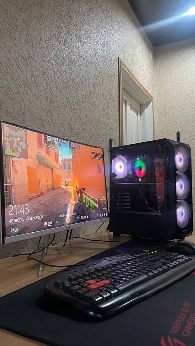 Компьютер 10 поколения  RX580 8gb SSD монитор kampyuter