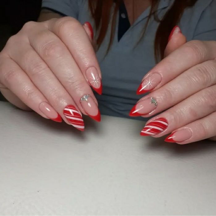 Маникюр наращивание ногтей