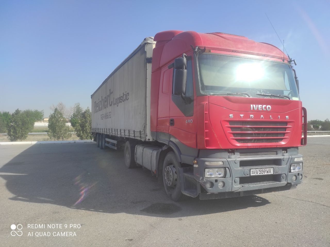 Фура Iveco Stralis 460 прицеп шторка