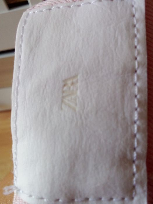 Стилна розова дънкова пола-къси гащи Zara