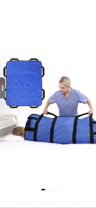 Saltea transfer pacienti 120x100 rezistenta,cu manere-Noua-