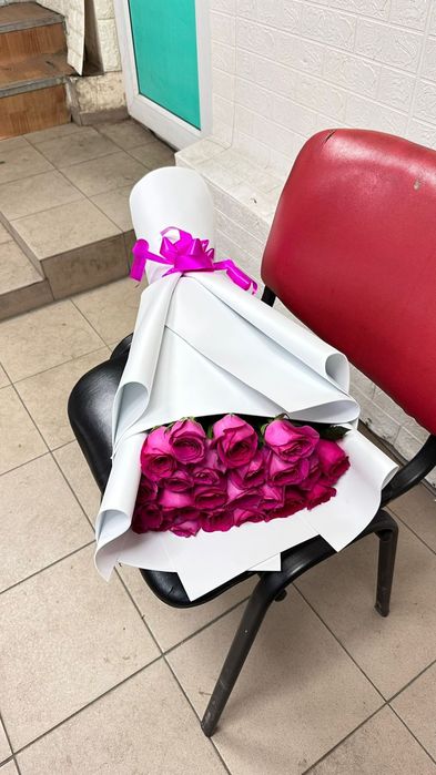 25 роз 15000тг! Доставка