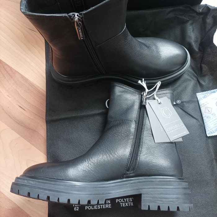 -50% Carmela N38.39,40 естествена кожа боти