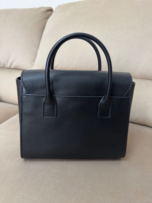 Черна чанта Furla Metropolis Satchel