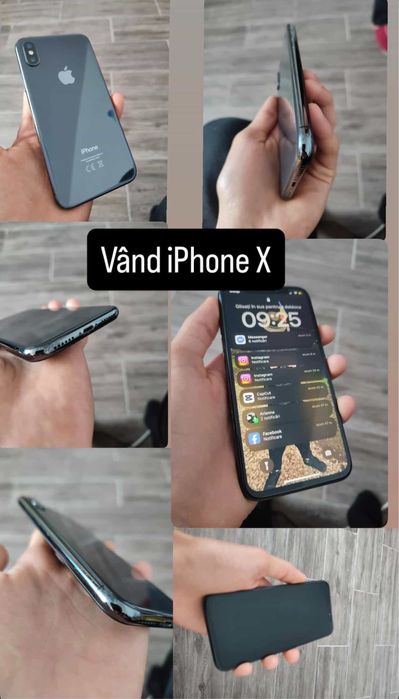 Iphone X 64gb 100% sanatate baterie