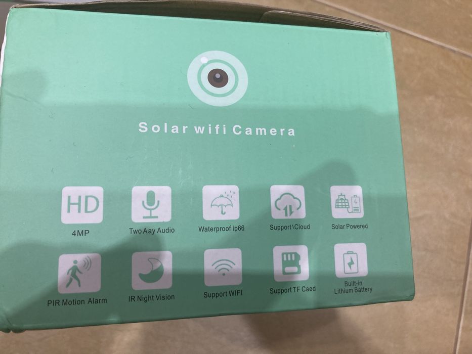 Соларна камера Напълно автономна Безжична WIFI  Нови с карта памет