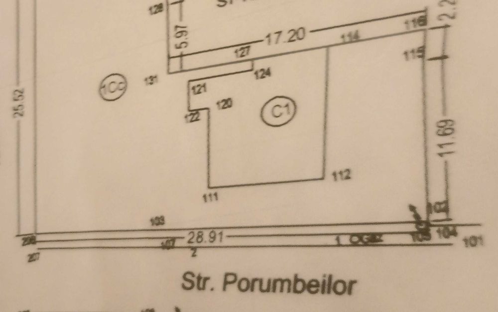Casă+ teren intravilan, situate în str Porumbeilor Călărași.