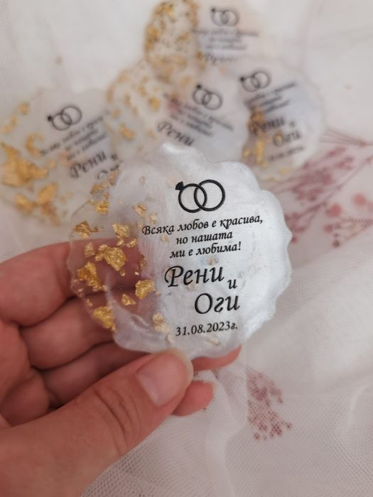 Епокси магнити, епокси магнитчета- подаръци за гости