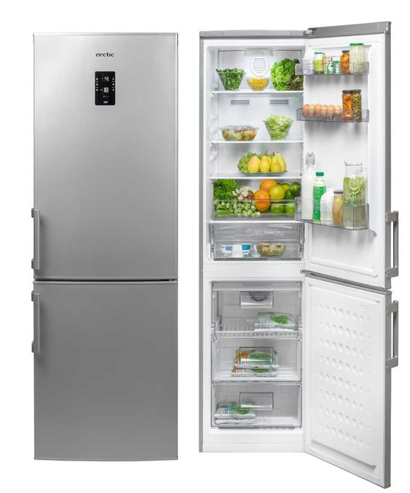 Combina frigorifica Arctic ANK326NFS+, 287 l, Clasa A+, Full No Frost