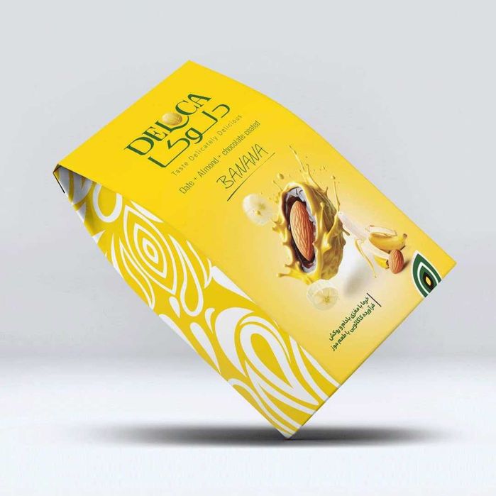 Шоколадные финики с миндалем. 250 г/ бренд DELOCA