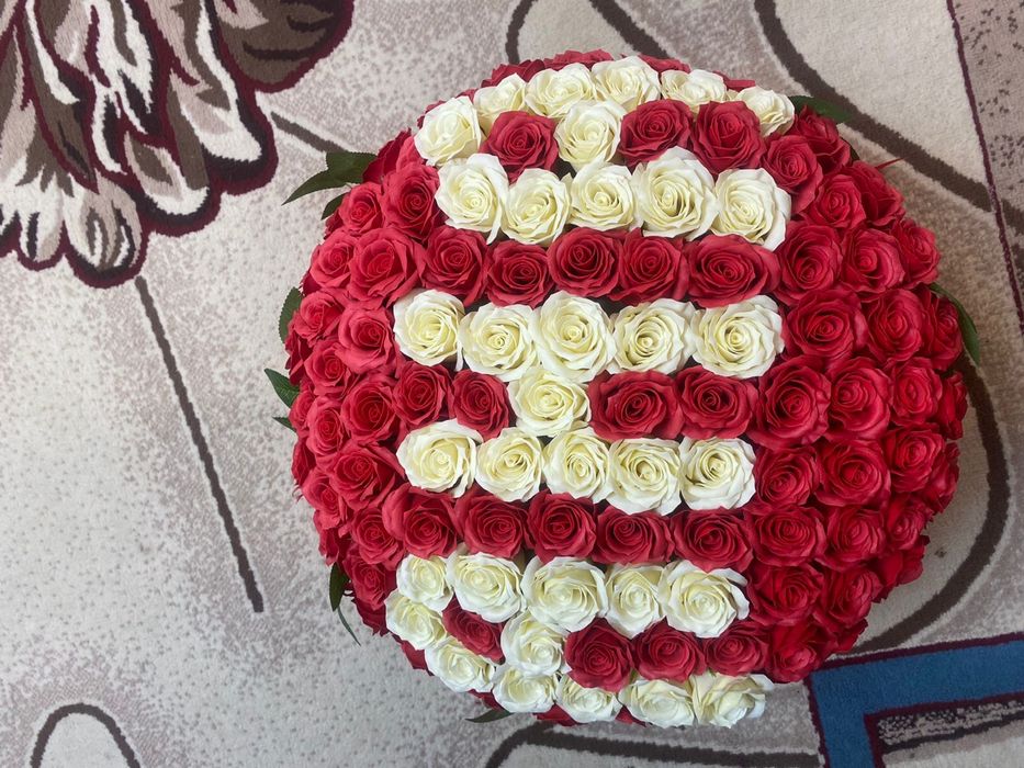 Мыльная роза 111 шт