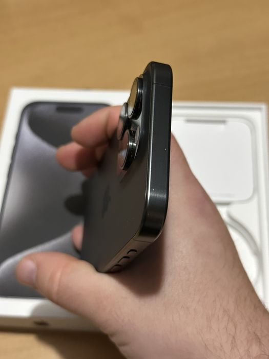 КАТО НОВ! iPhone 15 Pro - 1 TB - Black Titanium