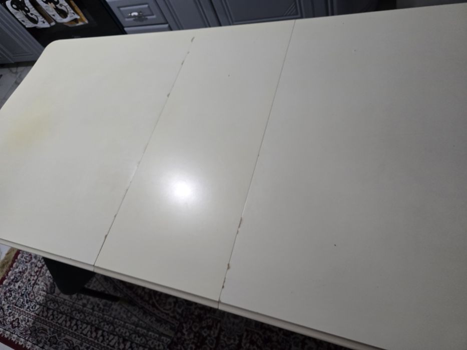 Стол в гостиную 3 метра белый