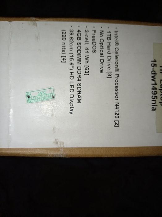 HP Laptop 15 

Xarakteris