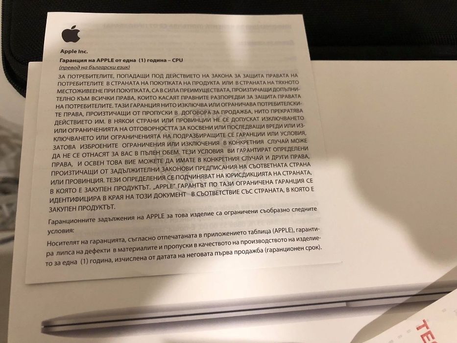 Apple Mac Book Space Grey