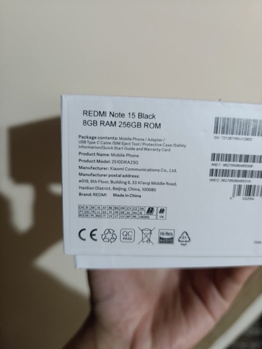 Redmi note 15 8/256 yangidek
