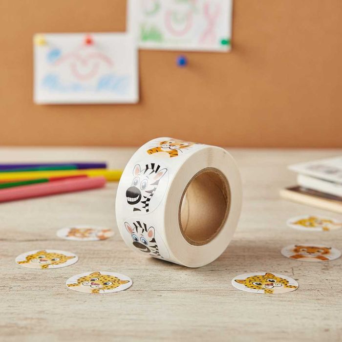 Set stickere motivationale pentru copii 500 bucati colorate cu animale