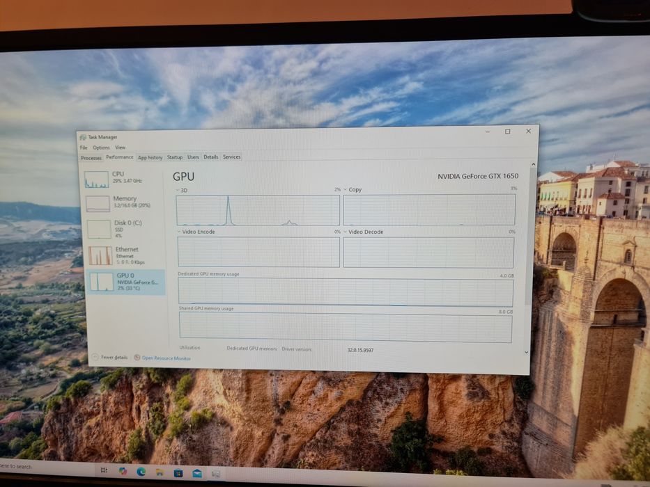 PC Gaming i5 6600/GTX 1650/16GB RAM/SSD+HARD DISK