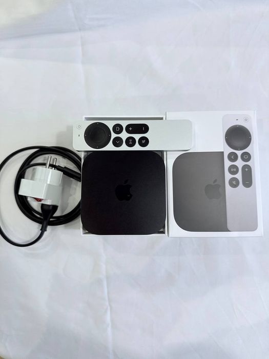 Apple TV 4K 128GB WiFi+Ethernet Gen3 2022, Stare Excelenta, Complet