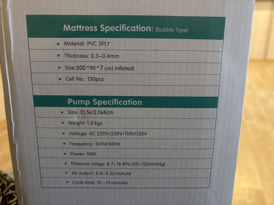 Противопролежневый матрас