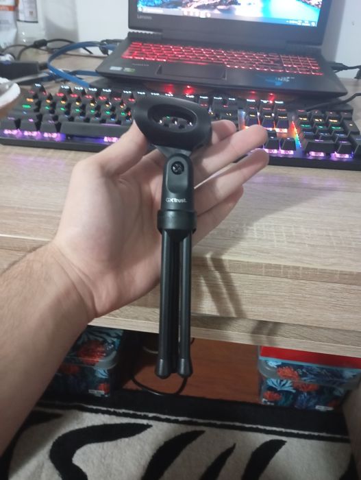 Vand Microfon cu tripod Trust GXT212 Mico, conectare USB&3.5mm, cablu