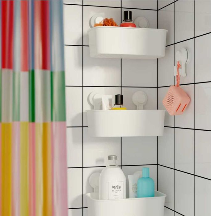 Accesorii cu Ventuze Ikea TISKEN