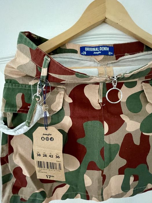 Fusta denim, Army, Jennyfer, S/36